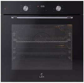 Электрический духовой шкаф LEX EDP 680 BL MAX 59 см, 78 л, гриль и конвекция, черный