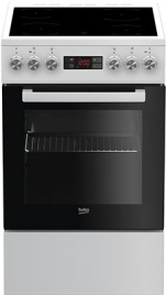 Электроплита Beko FSM 57300 GW 50 см, 4 конфорки, объем 55 л, белый
