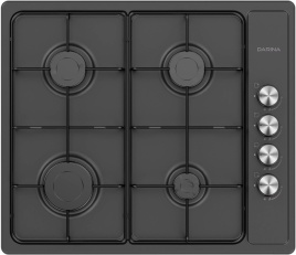 Газовая варочная панель Darina T1 BGM 341 11 At 59 см, 4 конфорки электроподжиг, антрацит