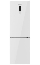 Двухкамерный холодильник Maunfeld MFF185NFW10 Inverter No frost, белый