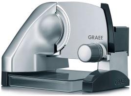 Ломтерезка Graef SKS 500 silber, 170 Вт, держатель Mini-slice