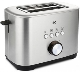 Тостер BQ T1010, cтальной/черный