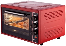 Электропечь Kraft KF-MO 3804 KR красный