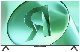 Телевизор Яндекс ТВ Станция Бейсик с Алисой, 43 дюйма, 4K Ultra HD, смарт ТВ, YаOS, черный