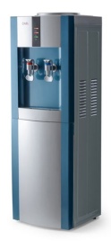 Кулер для воды напольный AEL LD-AEL-47c marengo/silver с шкафчиком