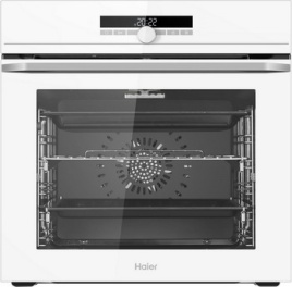 Электрический духовой шкаф Haier HOQ-F6CASGW 59 см, 72 л гриль конвекция, белый
