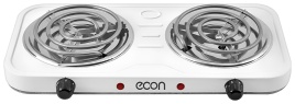 Настольная плита Econ ECO-210HP 2 конфорки, белый