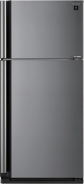 Двухкамерный холодильник Sharp SJ-XE 59 PMSL No frost, серебристый