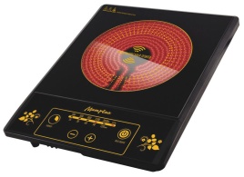 Настольная плита Матрёна МА-044 006295 26 см, 1 конфорка, черный