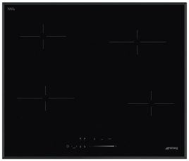 Электрическая варочная панель Smeg SE464TB 60 см, 4 конфорки, черный