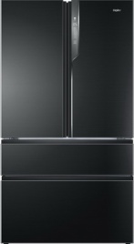 Многокамерный холодильник Haier HB 25 FSNAAA RU No frost, черно-серый