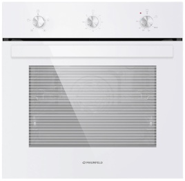 Газовый духовой шкаф Maunfeld EOGC604W Slim 59 см, 60 л конвекция, белый