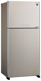 Двухкамерный холодильник Sharp SJ-XG 55 PMBE No frost, бежевый