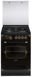 Газовая плита Gefest ПГ 6100-03 0179 60 см, 52 л, 4 конфорки, черный