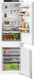 Встраиваемый двухкамерный холодильник Bosch KIN86VFE0 No frost, белый