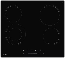 Электрическая варочная панель Candy CHXC64TDAB 58 см, 4 конфорки стеклокерамика, черный
