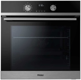 Электрический духовой шкаф Haier HOQ-K4AAN3BX 59 см, 72 л, гриль, черный