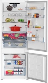 Встраиваемый двухкамерный холодильник Beko BCNE400I35ZS No frost, белый