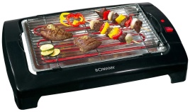 Электрогриль Bomann BQ 1240 N schwarz, мощность 200 Вт, черный