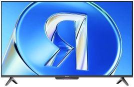 Телевизор Яндекс ТВ Станция Бейсик с Алисой, 65 дюйма, 4K HDR, смарт ТВ, YaOS X, черный