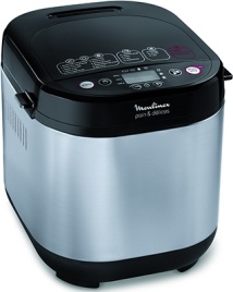 Хлебопечка Moulinex Pain & Delices OW240E30, дисплей, черный/серый