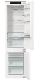 Встраиваемый двухкамерный холодильник Gorenje NRKI519141 No frost, белый