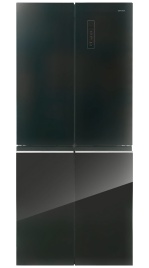 Многокамерный холодильник Centek CT-1744 NF Black Glass No frost, черный