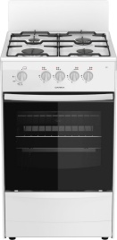 Газовая плита Darina A 3001 W 50 см, 50 л, 4 конфорки, белый