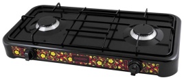 Настольная плита Energy EN-002B 144034 59 см, 2 конфорки, черный