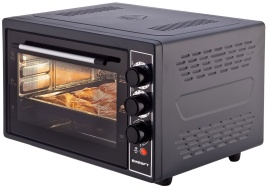Электропечь Kraft KF-MO 3802 KBL 38 л, 1500 Вт, 6 режимов, черный