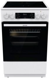 Электроплита Gorenje GEC5C42WG 50 см, 70 л, 4 конфорки, белый