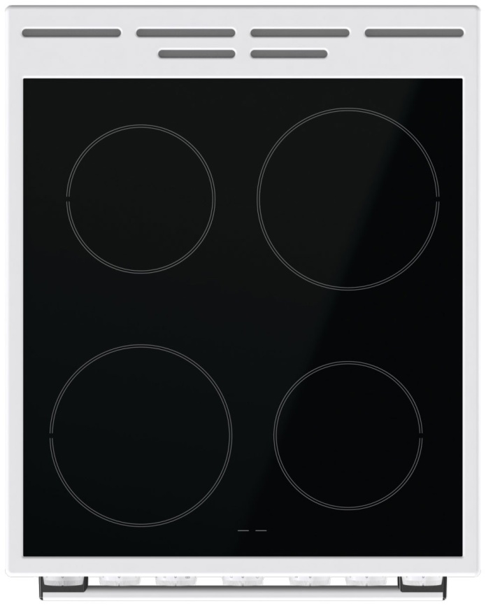 Электроплита Gorenje GEC5B41WG 50 см, 4 конфорки, белый фото 5