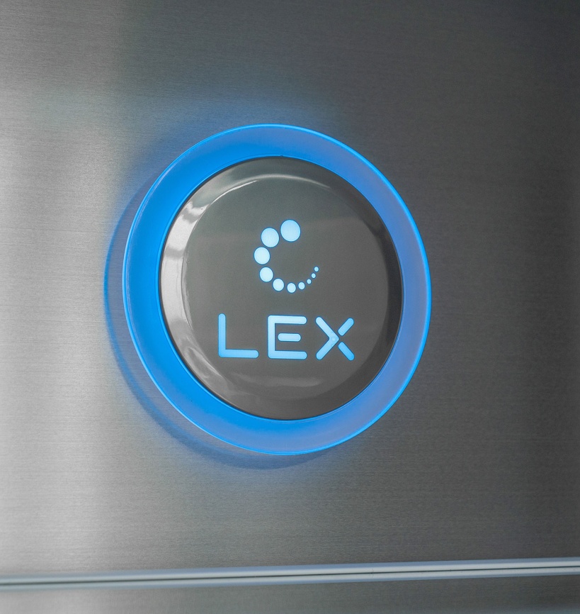 Многокамерный холодильник LEX LCD505SsGID No frost, синий фото 8