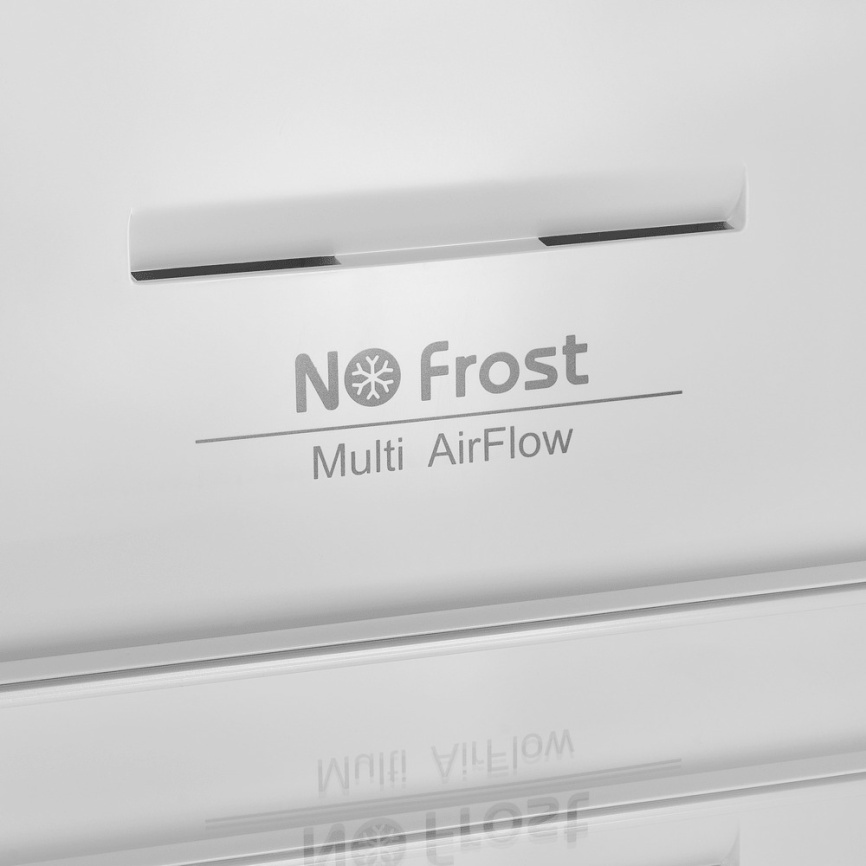 Двухкамерный холодильник Maunfeld MFF200NFSB10 Inverter No frost, черно-серый фото 11