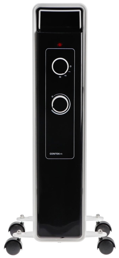 Масляный обогреватель Centek CT-6221-5, белый, 5 секций (12.5 м) фото 2