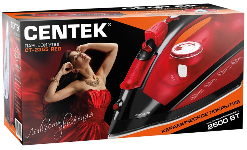 Утюг Centek CT-2355 RED фото 6