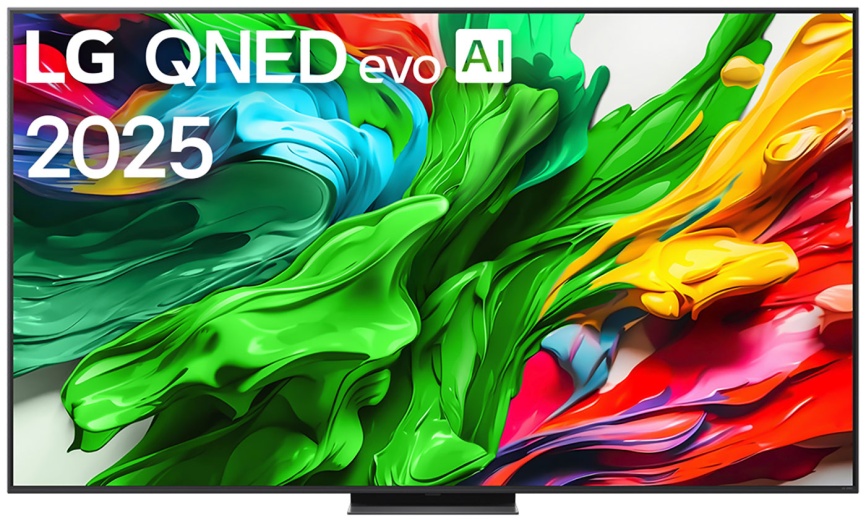 Телевизор LG 86QNED86A6A.ARUG, 86 дюймов, 4K HDR, смарт ТВ, WebOS 25, черный фото 1