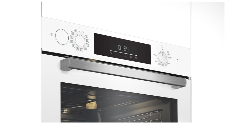 Электрический духовой шкаф Beko BBIS143N0W 59 см, 72 л гриль конвекция, белый фото 4
