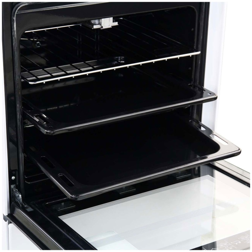 Газовая плита De luxe 5040.40г(кр) ЧР-013 50 см, 43 л, 4 конфорки, слоновая кость фото 5