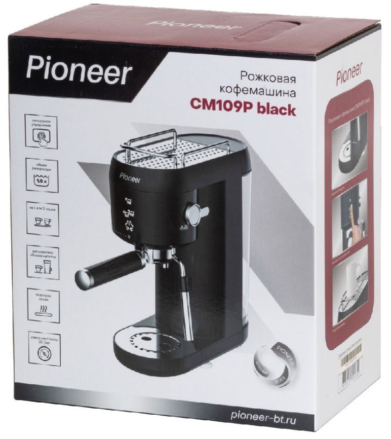 Кофеварка Pioneer CM109P black фото 13