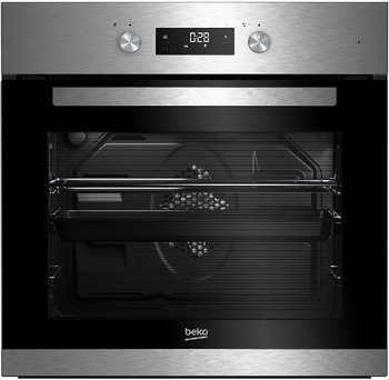 Электрический духовой шкаф Beko BDE22300X, 71 л, 6 режимов, серебристый фото 1