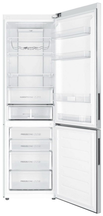 Двухкамерный холодильник Haier C4F640CWU1 No frost, белый фото 4