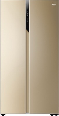 Холодильник Side-by-Side Haier HRF-541DG7RU No frost, золотой фото 1
