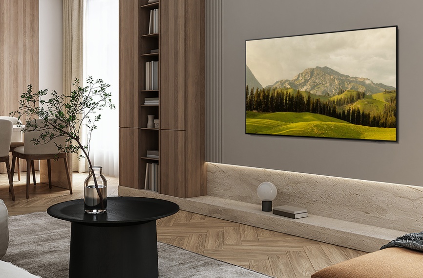 Телевизор Samsung QE83S85FAEXRU, 85 дюймов, 4K Ultra HD, смарт ТВ, Tizen, черный фото 7