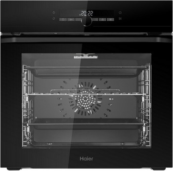 Электрический духовой шкаф Haier HOQ-F6CASGB 59 см, 72 л, гриль и конвекция, черный фото 1