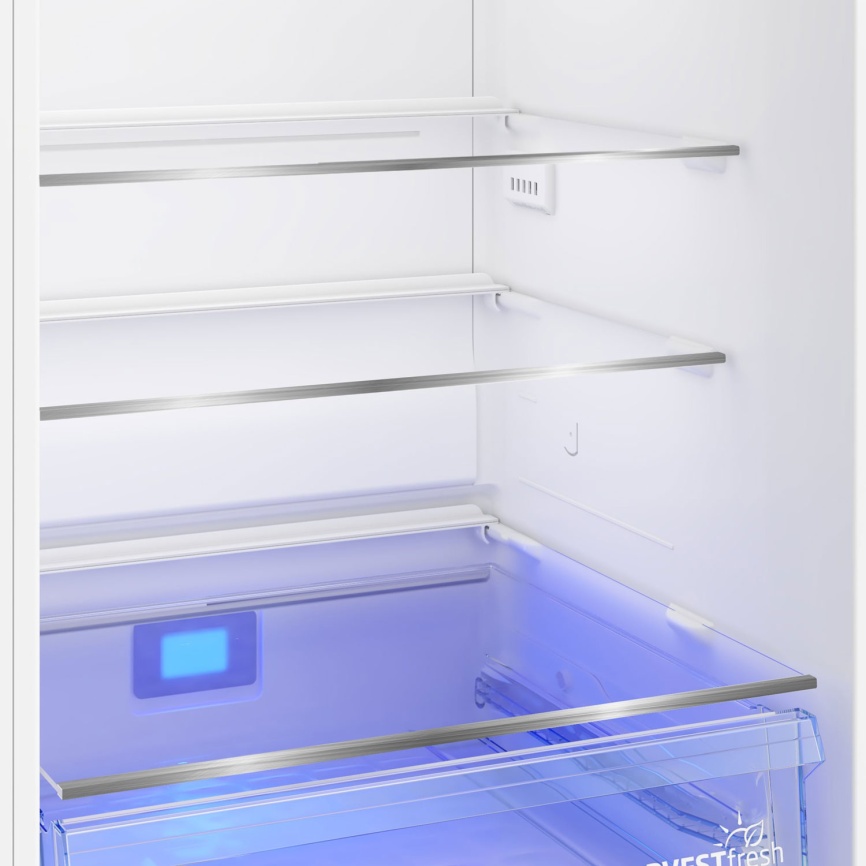 Двухкамерный холодильник Beko B1RCNK362G, система No Frost, режим отпуск, серый фото 7
