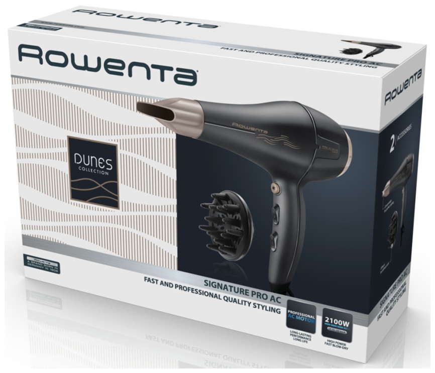 Фен Rowenta Signature Pro CV7827F0 черный фото 10