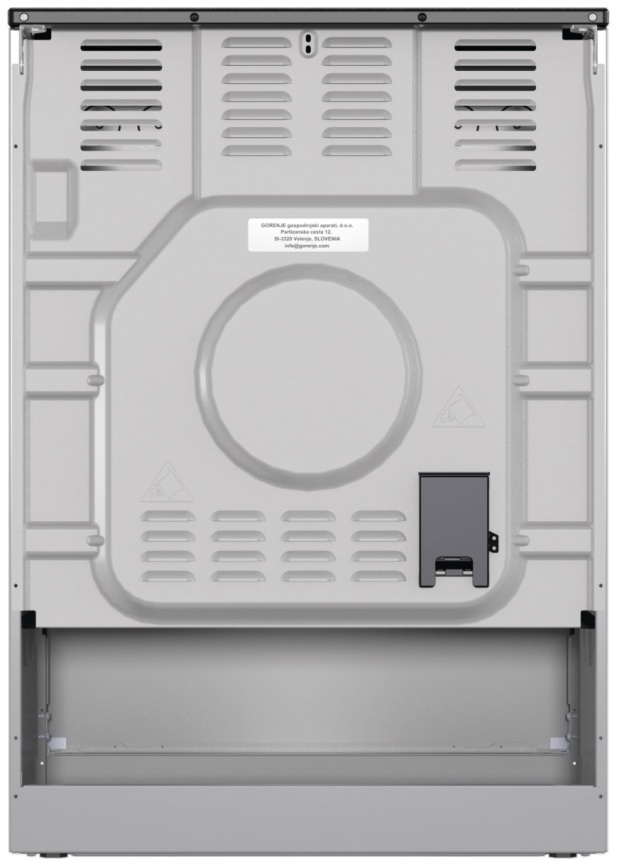 Электроплита Gorenje GEC6A11SG 60 см, 65 л, 4 конфорки, серебристый фото 4