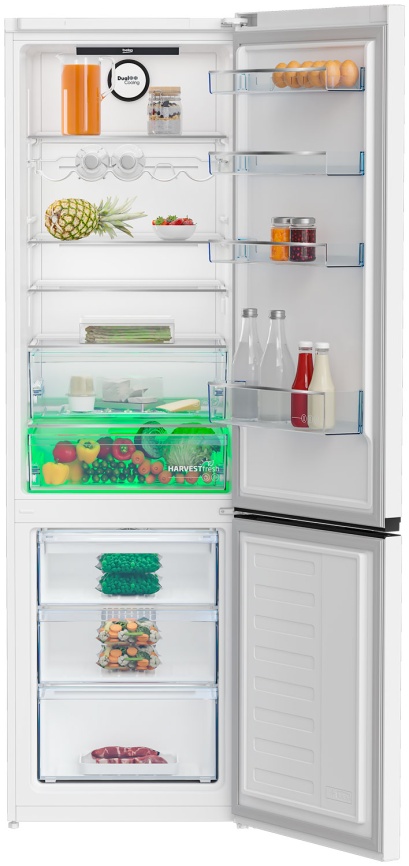 Двухкамерный холодильник Beko Двухкамерный холодильник Beko B3DRCNK402HW No frost, 403 л, белый фото 3