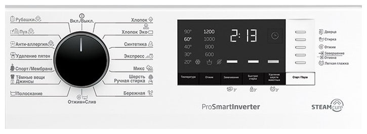 Стиральная машина Beko RSPE78612W автомат 7 кг, белый фото 3